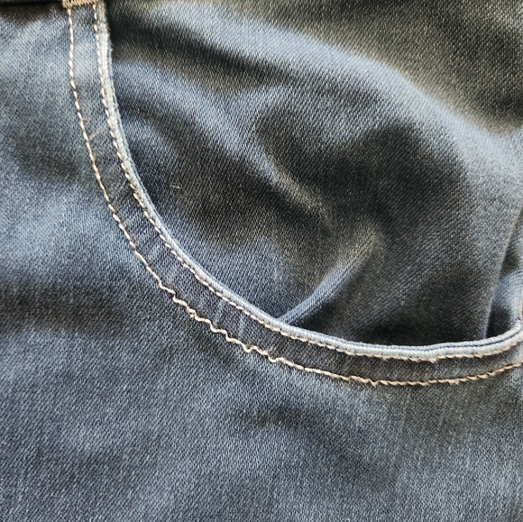 Lyra Women's Blue Jeggings - Picture 6 of 8